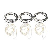 SAFIGLE 6pièces Lot de Chaînes de Colorées à Perles Bijoux de Plage pour Femmes Chaînes de Ventre Élastiques pour Fêtes