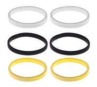 SAFIGLE 6pièces Lot de Jarretières Élastiques pour Manches de Chemise Anneaux de Maintien Extensibles pour Bras