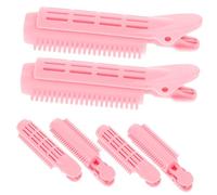 SAFIGLE 6pièces Lot De Pinces à Cheveux Pour Volume Aux Racines Bigoudis Sans Traces Pour Frange Et Cheveux Longs Ou Mi-longs