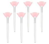 SAFIGLE 6pièces Pinceau De Maquillage Pour Visage Pinceau Éventail Pour Pour Fond De Teint Surligneur Visage Multifonction