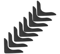 SAFIGLE 8 pièces Anti-Skid Carpet Sticker Réutilisable Bande Adhésive Double-Face sans Trace pour Fixation Tapis et Coins Protection Antidérapante pour Sols et Tapis Lavable et Facile à