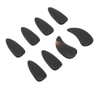 SAFIGLE 8 pièces Guzheng Practice Nails For And Adults Natural Horn Material Professional Performance Finger Nails For Guzheng Instrument