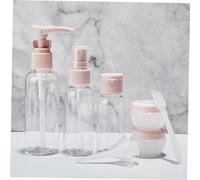 SAFIGLE 8 pièces Set de Flacons Vaporisateurs Vides pour Voyage Bouteilles Rechargeables pour Lotion Crème et Maquillage Kit avec Pipette et Entonnoir Légères et Étanches