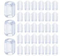 SAFIGLE 80 pièces Protecteurs PVC pour Grille Évier Cuisine Transparent de Rechange pour Support Filtre Lavabo Accessoires Anti-rayures Faciles à Installer