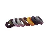 SAFIGLE 8pièces Anneaux Silicone Respirants Multi-usage Pour Sports Bijoux De Doigt Anneaux Et Confortables Pour Activités Physiques