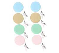 SAFIGLE 8pièces Lingettes De Nettoyage Pour Écrans De Téléphone Avec Porte-clés Pratique Lingettes Nettoyantes Pour Lunettes Multi-couleurs