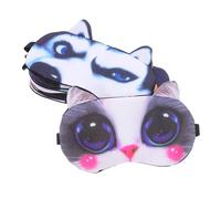 SAFIGLE 8pièces Masque De Sommeil Pour Adultes Avec Motifs Animaux Mignons Pour Voyages La Sieste Jeux Groupe