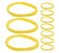 SAFIGLE 96 Pièces Elastic Weaving Loom Refill Loops with Flat Stretch Cord for Potholder Crafting DIY and Beginners Home Kit