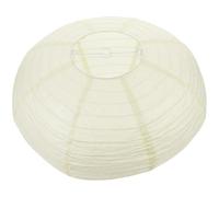 SAFIGLE Abat-Jour en Papier Pliable Ovale Beige 40 CM Lanterne Décorative Suspendue pour Fête et Mariage Éclairage Doux pour Intérieur et Extérieur Lanterne de Fête Élégante