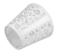 SAFIGLE Abat-Jour en Tissu Argenté Motif Croisé pour Applique Murale E14 Diamètre 3 CM Petit Abat-Jour Compatible Salon et Chambre Diffuseur de Lumière Douce pour Ambiance Chaleureuse