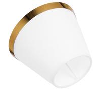 SAFIGLE Abat-jour Tissu Robuste pour Lampe de Table Décorative Couvre-lampe Moderne Blanc Remplacement Pratique pour Salon et Chambre