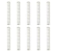 SAFIGLE Accessoires Indispensables Légers et Portables Argenté 10 Ressorts de Fixation pour Réglage Précis pour Micros de Guitare Électrique et Basse