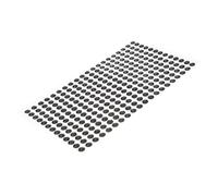 SAFIGLE Adhésifs 5 MM 234 Autocollants en Acrylique DIY Décoration pour Bricolage Autocollants Noirs Matériau Solide pour Voitures et Maison