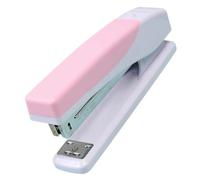 SAFIGLE Agrafeuse de Bureau Portable Capacité Élevée Agrafeuse de Table Multifonction pour École Maison et Bureau Couleur Cerise