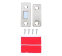 SAFIGLE Aimants Invisibles pour Porte de Placard Loquets Magnétiques Acier Inoxydable Fermeture pour Armoires Coulissantes Installation Flexible avec Adhésif et Vis pour Cuisine et