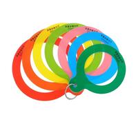 SAFIGLE Anneau de Mesure de Diamètre Outil Multifonction en Plastique Léger Classification et Mesure Précise pour Fruits des Pommes et Oranges