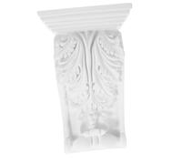 SAFIGLE Applique Corbeau Sculptée Européenne PU pour Coin de Chambre Décoration Murale Élégante Style Colonne Romaine Moulure Décorative Légère et Ornement Artistique pour Meubles et