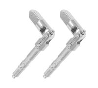 SAFIGLE Arbre de Cric Hydraulique 12 MM Tête Longueur 140 MM 2 Pièces Joint de Levage pour Cric Horizontal Double Pompe Accessoire Résistant en Fer pour Remorque et Outil Industriel