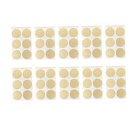 SAFIGLE Autocollants à Gratter Ronds 10 Feuilles 60 Stickers Étiquettes Adhésives pour DIY Décoration Sachets Bonbons Snacks Cartes à Gratter Événements Spéciaux
