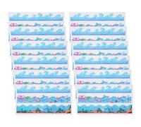 SAFIGLE Autocollants Bordures pour Tableau D'affichage 20 Feuilles Thème Océan Animaux Marins Dessin Animé, Décorations Kawaii pour Classe Maternelle et Scolaire, Scrapbooking Créatif