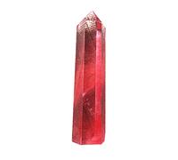 SAFIGLE Baguette Cristal de Fluorite Rouge Naturel Pierre de Quartz pour Décoration et