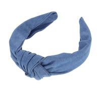 SAFIGLE Bandeau Bleu Jean Large Élastique Accessoire Cheveux Femme Couvre-chefs Bandeau Antidérapant