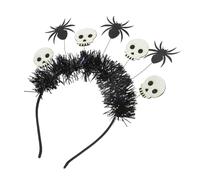 SAFIGLE Bandeau Halloween Crâne Accessoire de Costume pour Adultes Décoration de Fête Thématique pour Halloween et Jour Morts