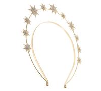 SAFIGLE bandeau hexagramme accessoires de cheveux de mariée bandeau de mariée délirer déesse bague à cheveux Accessoire de cheveux de la mariée Goddess casque bandeaux femmes Métal Doré