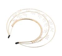 SAFIGLE Bandeau Lolita Déesse Soleil Avec Perles Et Fleurs Pour Femmes Coiffe Thème Festival Cosplay Médéval