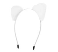 SAFIGLE Bandeau Oreilles De Chat Fille Velu Bandeau De Chat Pour Se Laver Le Visage Suppression Mignon Doux Peau Lavage Soin Du Visage Filles Oreilles Bonjour Spa Blanche Peluche