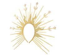 SAFIGLE Bandeau Soleil Et Lune Accessoires Déesse Coiffe Couronne Pour Femme Costume Mariage Cosplay Joli Bandeau