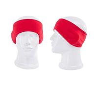 SAFIGLE Bandeau Thermique Unisexe Fleece pour Oreilles Accessoires de Cheveux pour Cyclisme Ski et Activités Extérieures Rouge