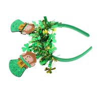 SAFIGLE Bandeau Vert Saint Patrick Avec Rayures Colorées Accessoire De Cheveux Pour Femmes Et Garçon Fille Parfait Pour Fête Irlandaise Célébrations Festives