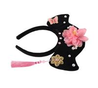 SAFIGLE bandeau vintage bandeau d'opéra de style chinois accessoires de dégagement pour accessoires de cheveux floraux bandeaux fantaisie pour femmes rétro Plastique