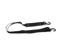 SAFIGLE Bandoulière Réglable Coussinet pour Paquet Photo et Ordinateur Portable, Large Sangle en Nylon Noir, Confortable pour Usage Quotidien et Voyage
