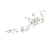 SAFIGLE Barrette de Mariage Éclatante Accessoire de Cheveux Élégant pour Mariées Clip Latéral Multifonctionnel pour Événements Spéciaux