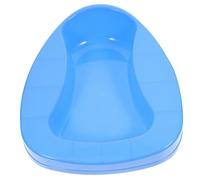 SAFIGLE Bassin De Lit Pour Personnes Âgées En Plastique Épais Bleu, Cuvette Portable Polyvalente, Adapté Aux Patients Alités à Domicile Établissement, Assistance Hygiénique Pour Hommes Et Femmes