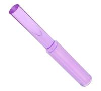 SAFIGLE Bâton de Bol Chantant en Caoutchouc Violet, Maillet de Percussion pour Bol Cristal, Accessoire Portable pour Yoga et Contemplation, Frappeur Léger et Maniable, pour Relaxation