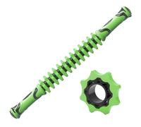 SAFIGLE Bâton de Massage à Roulettes Vert Massage Complet Du Corps pour Relaxation Musculaire et Circulation Plastique Haute Densité Fatigue