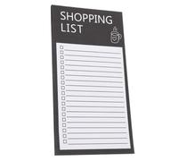 SAFIGLE Bloc-notes Magnétique pour Liste de Courses du Réfrigérateur Bloc-notes Magnétique pour Réfrigérateur Papier Noir Dos Aimanté Motif Décoratif Mémo Famille