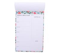 SAFIGLE Bloc-notes Magnétique pour Planificateur de Menus Hebdomadaire avec Carnet d’Achats Détachable pour Réfrigérateur et Bureau Organiseur Repas pour Maison et Cuisine