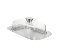 SAFIGLE Boîte à Beurre Rectangulaire Inox avec Couvercle Plat de Cuisine Pratique pour Conservation Fraîche Rangement Domestique et Plateau de Tableware Réutilisable