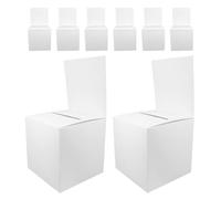 SAFIGLE Boîte à Loterie Multifonction 8 Pièces, Urne Électorale Robuste en Plastique, Boîte à Dons Transparente, pour Fêtes, Réunions et Collectes de Fonds