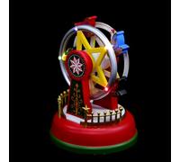 SAFIGLE Boîte à Musique Grande Roue Décorative pour Bureau Lumineux Objet de Décoration avec Mélodies