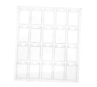 SAFIGLE Boîte De Rangement Acrylique Transparente Pour Accessoires De Nail Art Organisateur Compartiments Pour Strass Et Décorations Compact Et Facile à Transporter