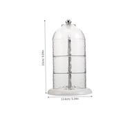 SAFIGLE Boîte de Rangement Compacte Plastique pour et Maquillage Organiseur de Bureau et Coiffeuse Compartiment Spécial pour Éponges Design Moderne et Gain de Place