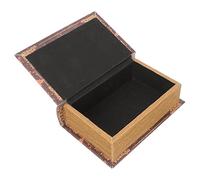 SAFIGLE Boîte de Rangement Forme Bible pour Noël Boîte Cadeau Multifonctionnelle pour et Petits Objets Décor Festive Xmas Bible Decor Petit Modèle avec Motif Totem Cerf