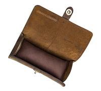 SAFIGLE Boîte de Rangement pour Cuir Organisateur de Voyage Cylindrique Emplacements pour Mécaniques pour Femme
