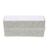 SAFIGLE Boîte de rangement pour forets à ongles, 30 trous, strass, pour outils de salon, têtes de polissage, présentoir pour manucure