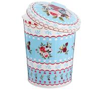 SAFIGLE Boîte Métallique de Rangement Couvercle Grosse Capacité Motif Floral Festif Boîte à Bonbons Décorative pour Mariage et Fêtes Support Présent Solide en Fer Alimentaire